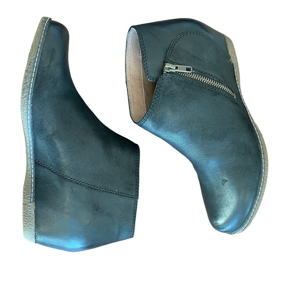 Dansko Women's Leyla Black Leather Ankle Boots Shoes - EU Size 40 US Size 9.5-10 - Picture 5 of 12